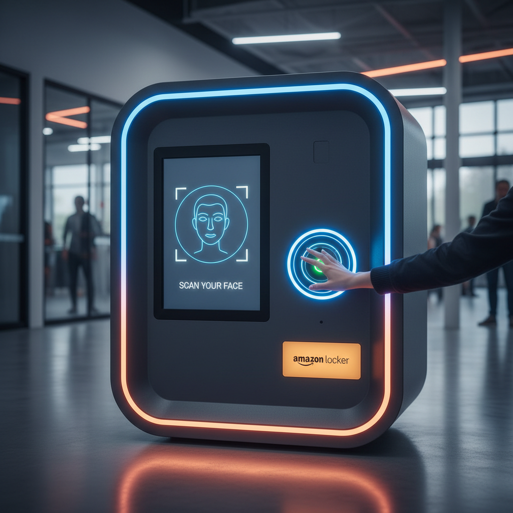 Amazon Brasil Lança 'Amazon Lockers Smart Access': Pontos de Retirada com Reconhecimento Facial e Biometria