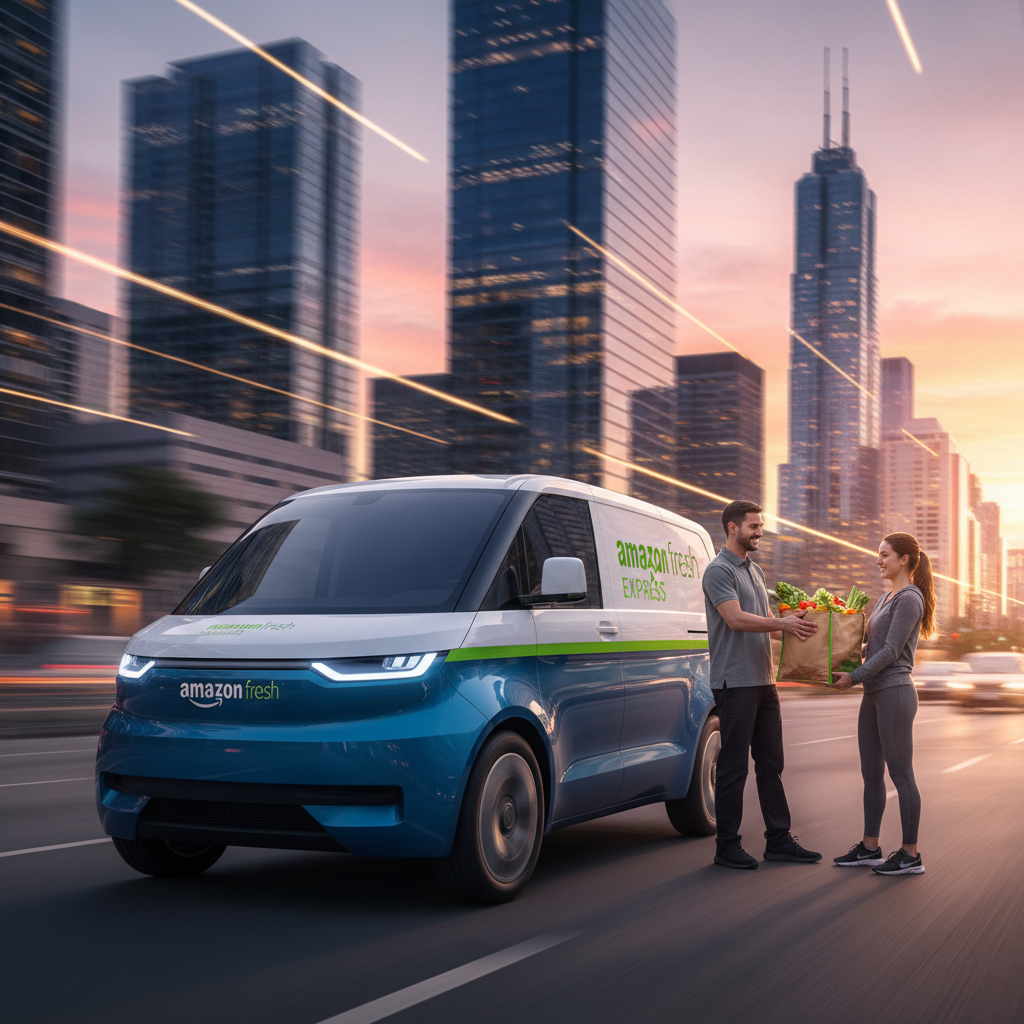 Amazon Brasil Lança 'Amazon Fresh Express': Entrega de Perecíveis em 1 Hora para Capitais Selecionadas