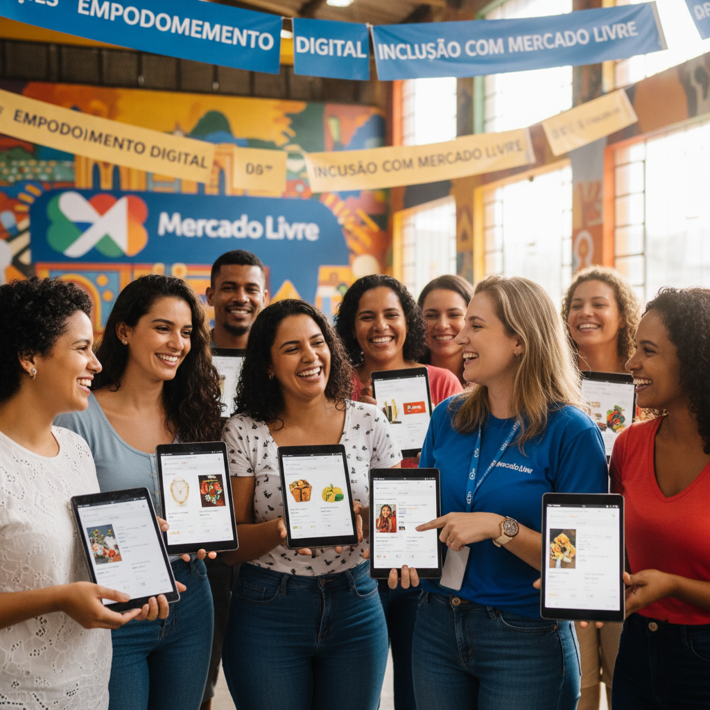 Mercado Livre Lança 'Meli Impacto Social': Nova Iniciativa para Vendedores de Pequenos Negócios em Comunidades Carentes