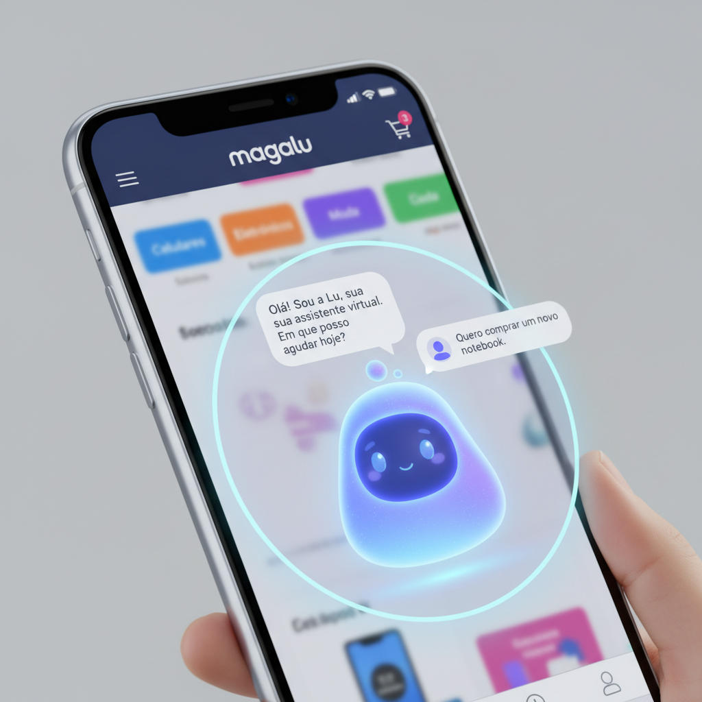 Magalu Lança 'Magalu AI Assistente de Compras': IA Generativa Personaliza Jornada do Cliente no App
