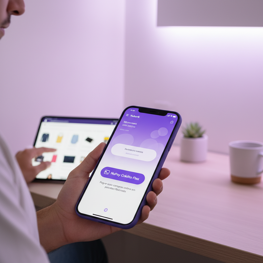 Nubank Lança 'NuPay Crédito Flex': Nova Modalidade de Pagamento Parcelado Sem Cartão para Marketplaces