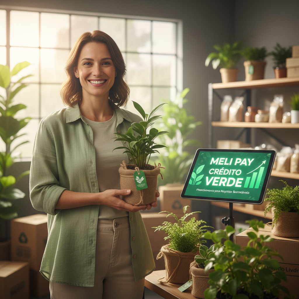 Mercado Livre Lança 'Meli Pay Crédito Verde': Linha de Financiamento Sustentável para Sellers