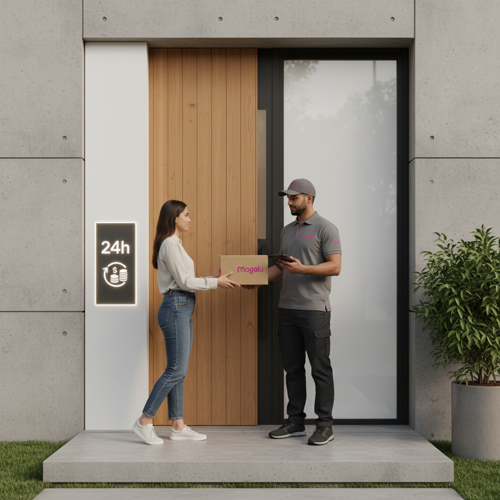 Magalu Lança 'Magalu Logística de Devolução Expressa': Coleta em Domicílio e Reembolso em 24h