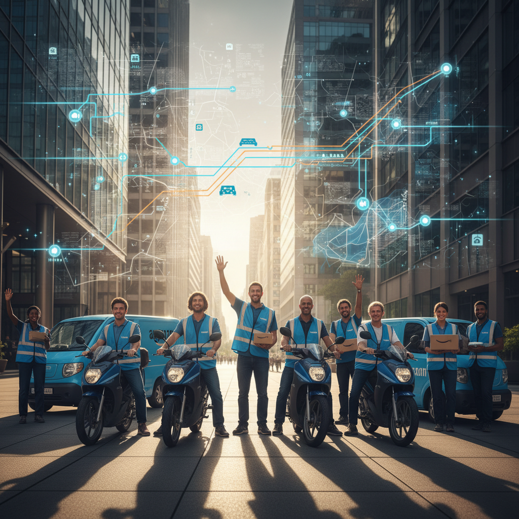 Amazon Brasil Lança 'Amazon Delivery Network': Plataforma Colaborativa de Entregas com Pequenos Transportadores e Motoboys
