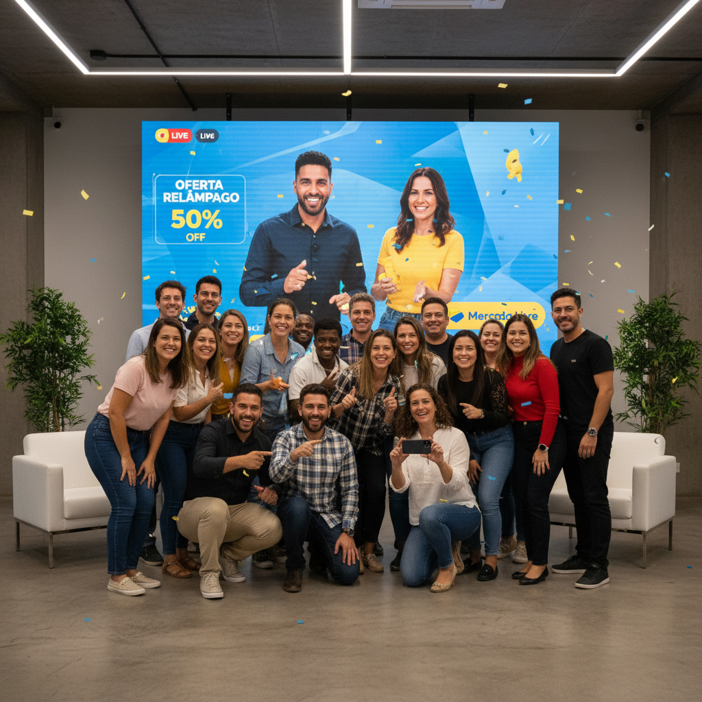 Mercado Livre Lança 'Meli Live Commerce': Nova Plataforma de Vendas ao Vivo Impulsiona Engajamento