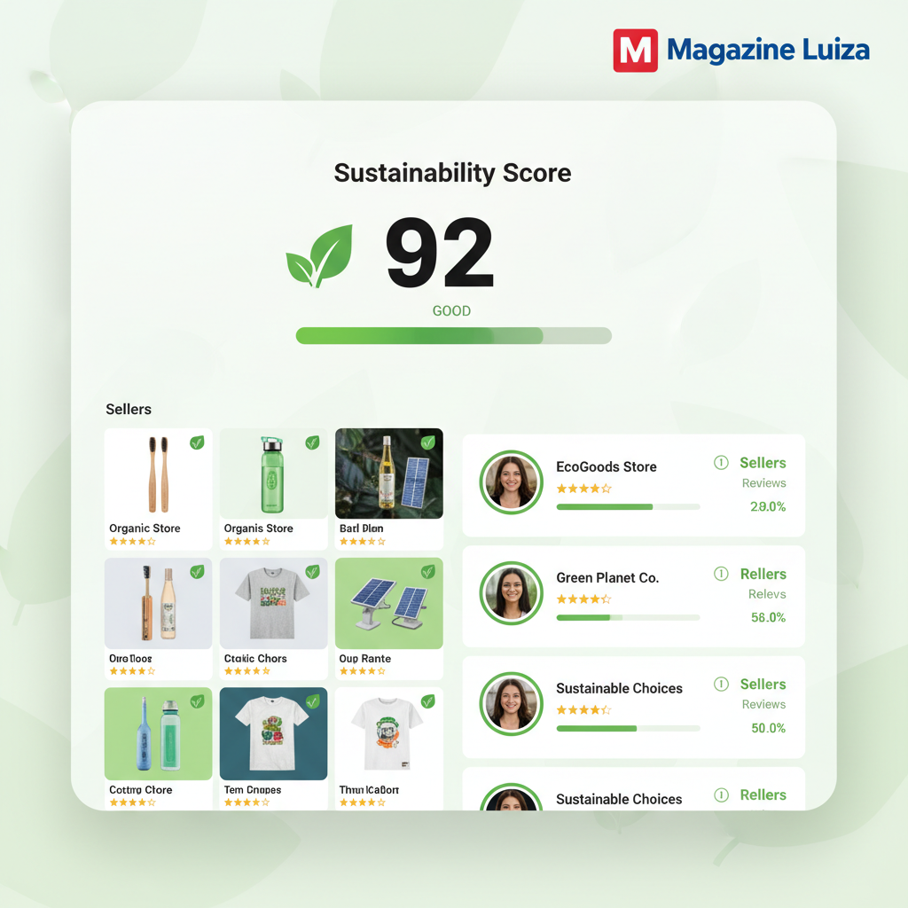 Magazine Luiza Lança 'Magalu Marketplace Sustainability Score': Ranking de Vendedores por Práticas Verdes