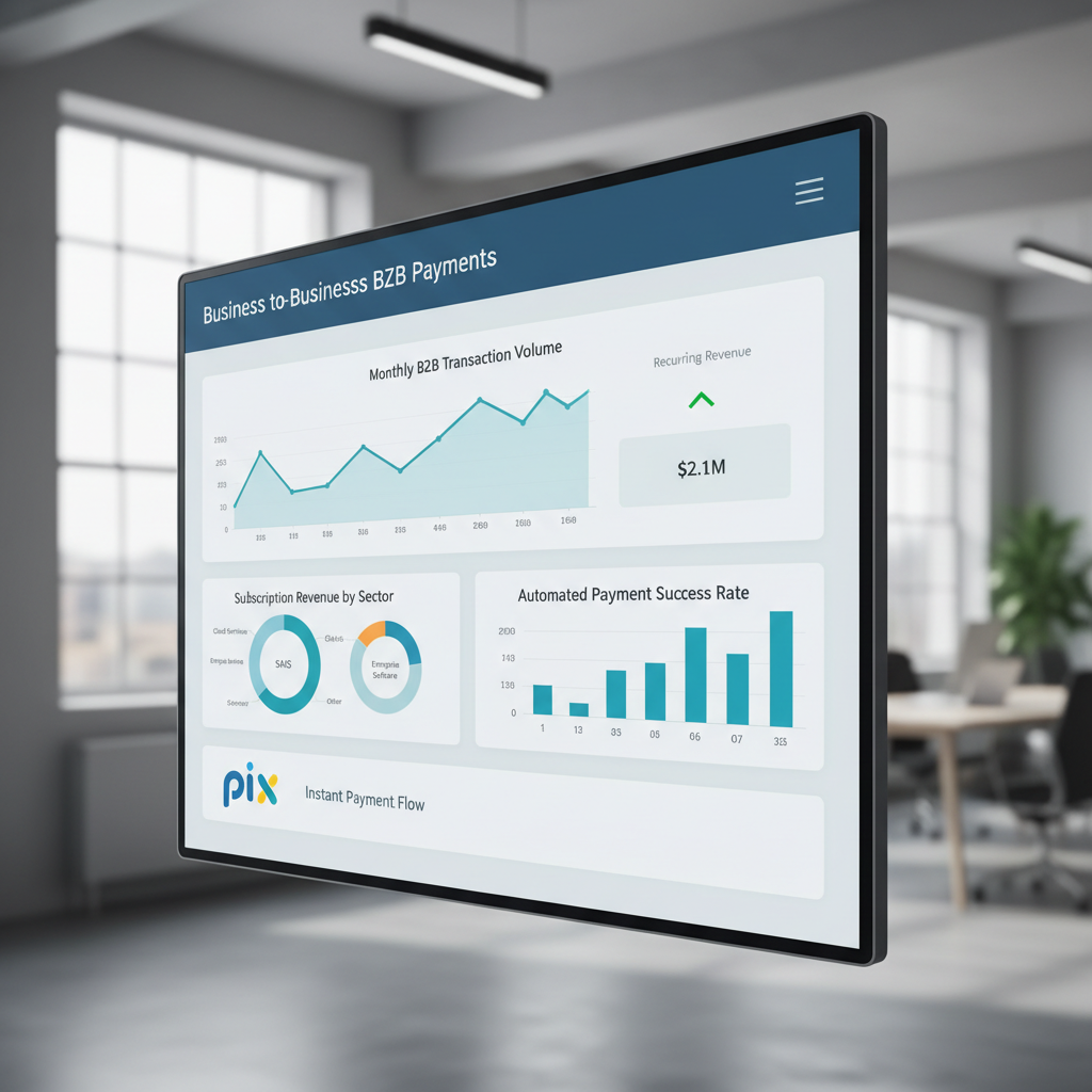 PIX para Pagamentos Recorrentes B2B: Bancos e Fintechs Lançam Soluções para Automatizar Assinaturas Empresariais