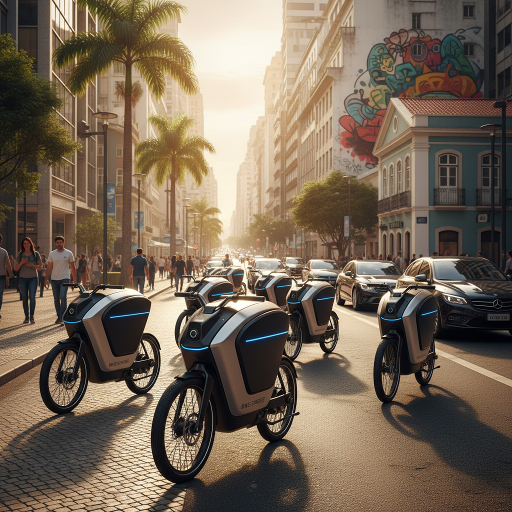 Logística 'Last Mile' com Bicicletas Elétricas Autônomas Ganha Escala em Capitais Brasileiras
