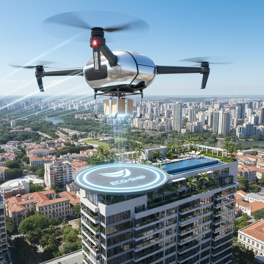 Logística 'Hyperlocal' com Drones Autônomos em Condomínios: Nova Parceria Reduz Tempo de Entrega para Minutos