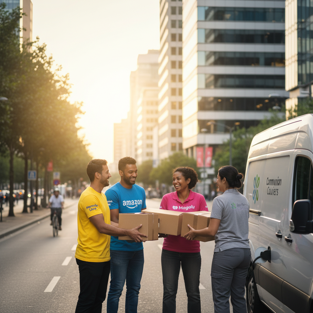 O Dilema da 'Última Milha Compartilhada': Marketplaces e Varejistas Unem Forças para Desafiar o Caos Urbano