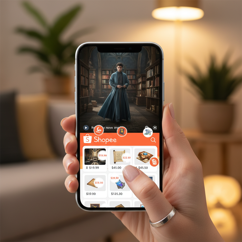 Shopee Inova com 'Novelas Verticais': 'Shoppertainment' Atinge Novo Patamar e Impulsiona Vendas em 60% no Brasil