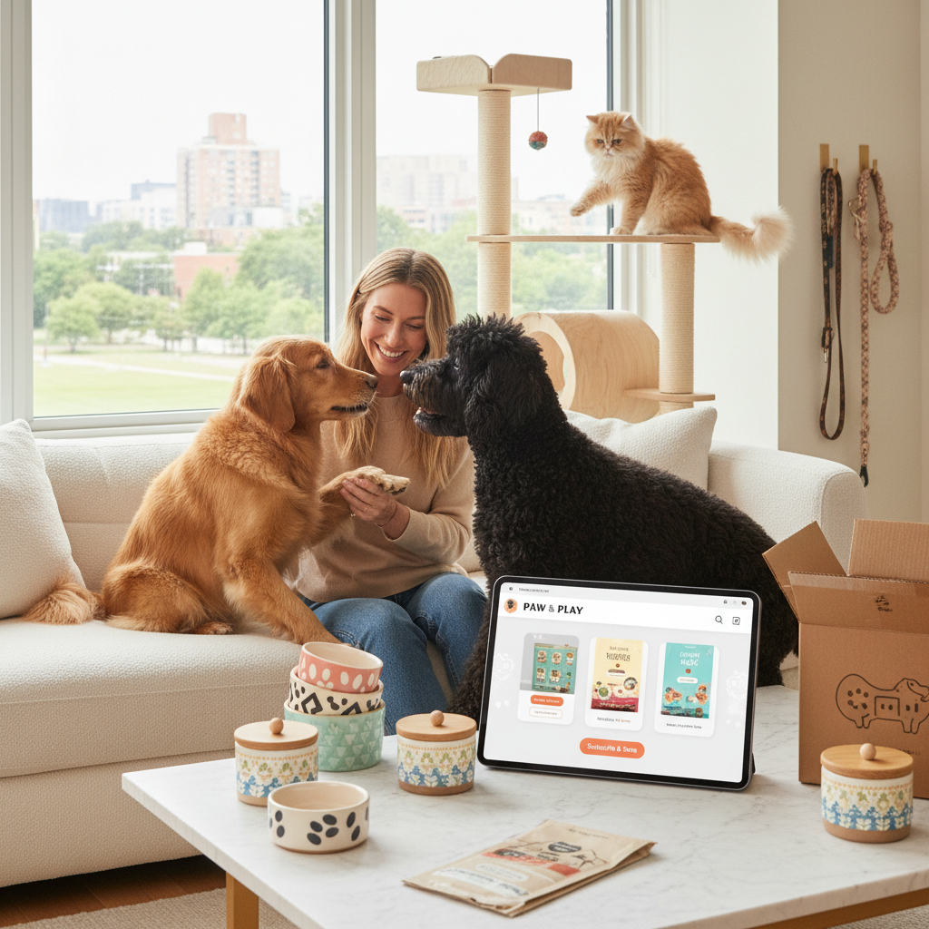'Pet Care' Online Dispara: PMEs Faturam R$ 4,5 Bilhões e Crescem 65% com 'Personalização e Assinaturas'