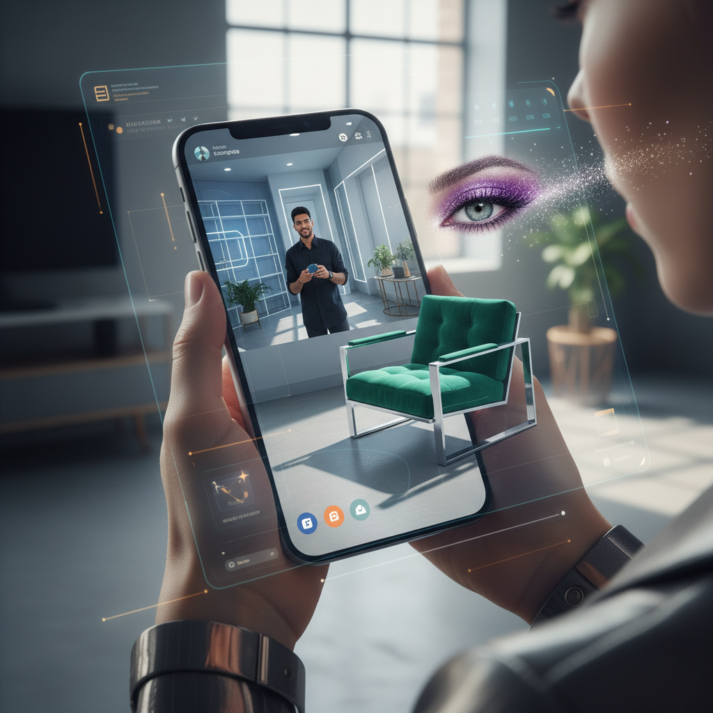 Social Commerce 'Imersivo': Live Shopping com Realidade Aumentada Eleva Conversão em 35% e Engajamento Recorde