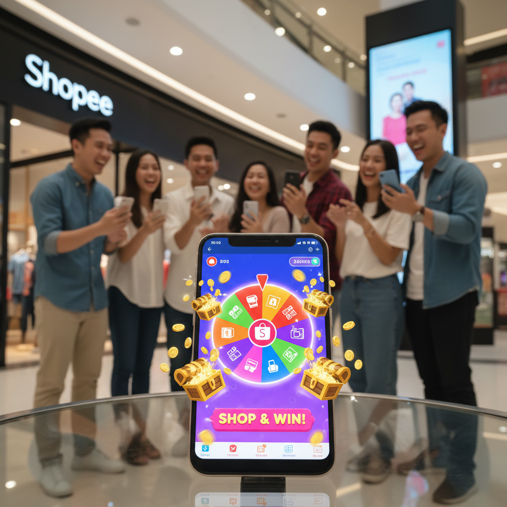 Shopee Impulsiona 'Gamificação de Compras': Vendas Disparam 55% com Recompensas e Desafios