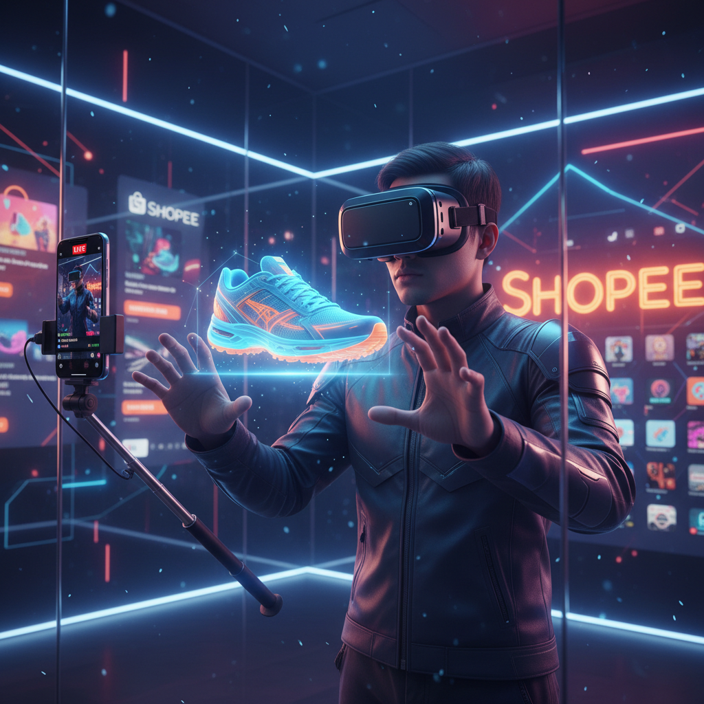 Shopee Revoluciona 'Social Commerce' com 'Live Commerce 3D': Vendas Disparam 60% e Engajamento Recorde
