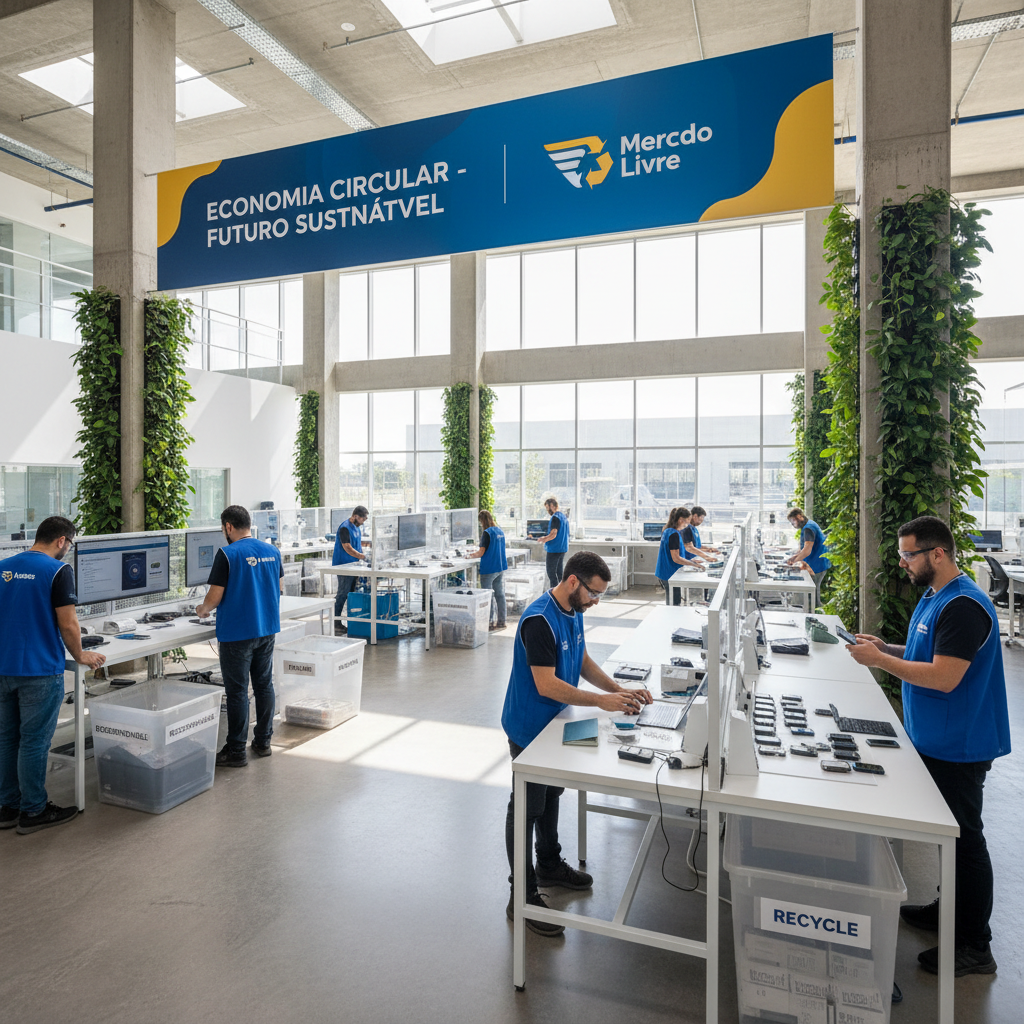 Mercado Livre Lidera 'Fulfillment Circular': 70% dos Produtos Recondicionados Vendidos Online