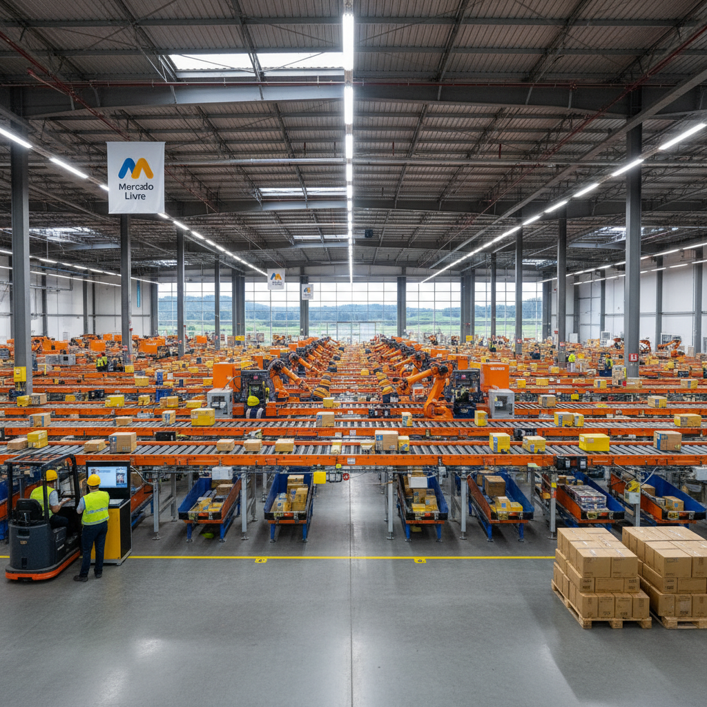 Mercado Livre Acelera 'Hiper-Fulfillment': R$ 57 Bilhões em Investimentos e 42 Centros de Distribuição para 2026