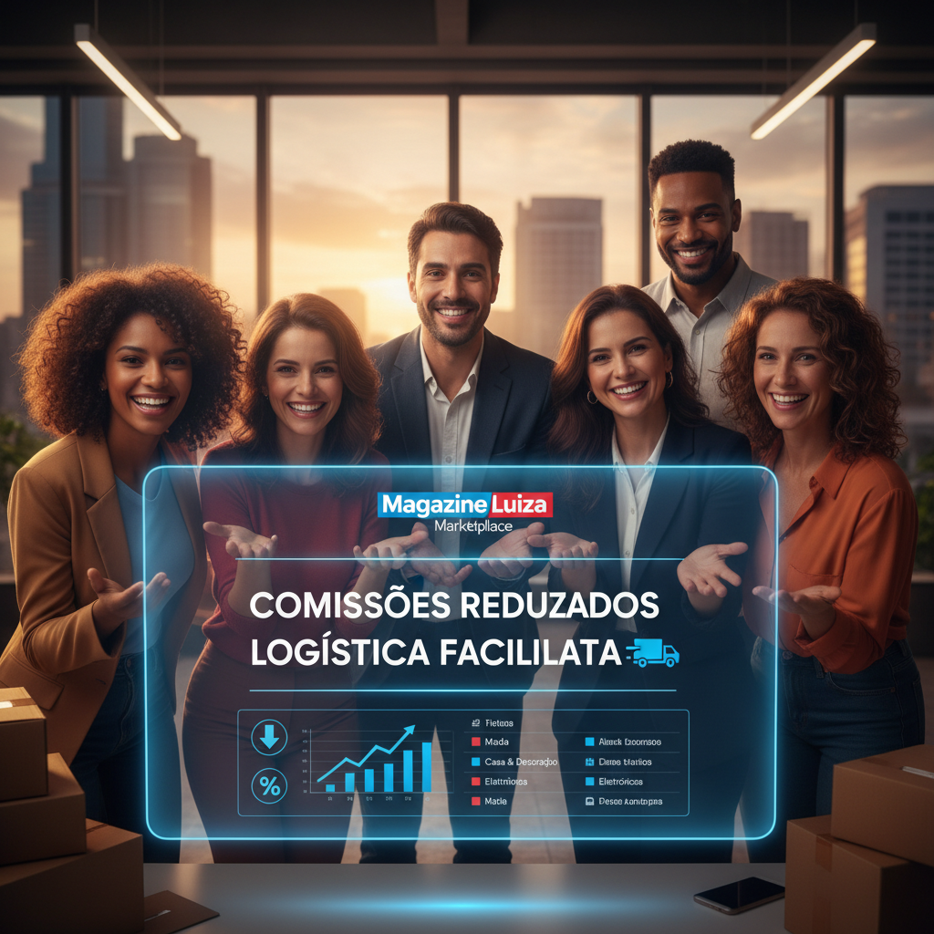 Magalu Reduz Comissão para Novos Sellers em 50% e Acelera 'Guerra por Vendedores' no Marketplace