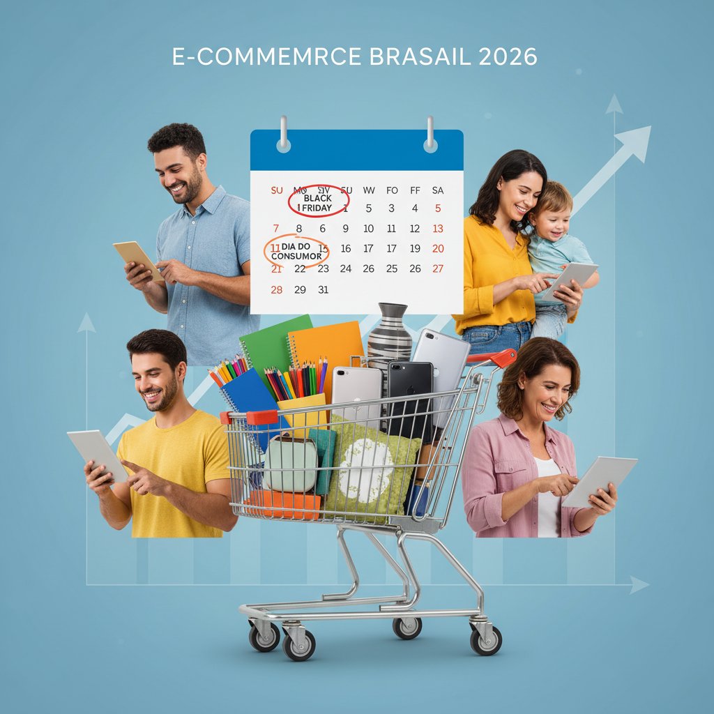 E-commerce Brasileiro Rumo a R$ 258,4 Bilhões em 2026: 'Back to School' e Feriados Impulsionam Crescimento de 10%