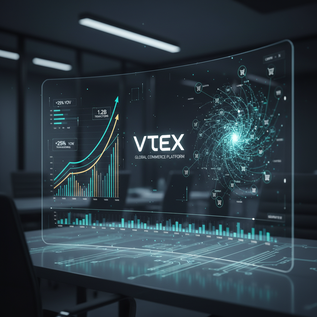 VTEX 'Acelera' GMV em 17,1% no 1º Trimestre de 2026: Plataforma de 'Open Commerce' Lidera Inovação