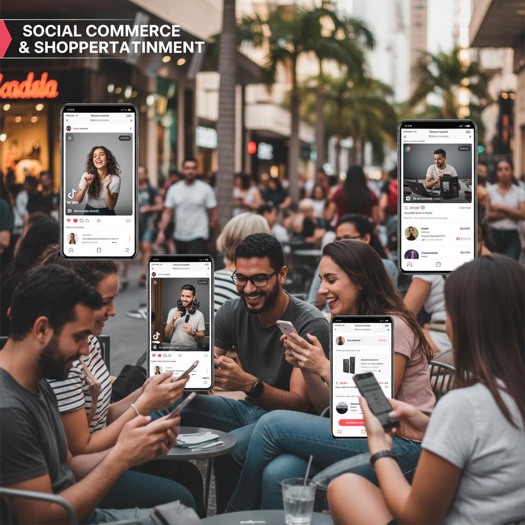 O 'Social Commerce' Amadurece: 75% dos Consumidores Brasileiros Influenciados por Conteúdo de Criadores em 2026