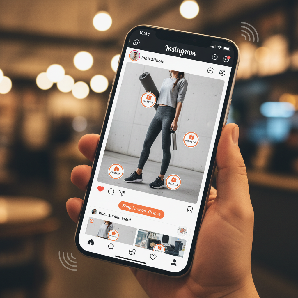 Shopee e Meta Unem Forças: Instagram Vira Novo Canal de Vendas para Afiliados e Impulsiona 'Social Commerce'