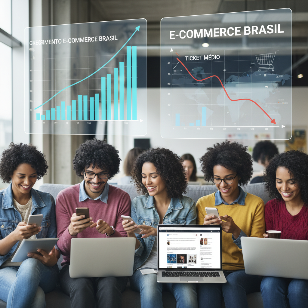 E-commerce Brasileiro Fatura R$ 208,4 Bilhões no 1º Semestre de 2026, com 'Recorrência' Ditando o Ritmo