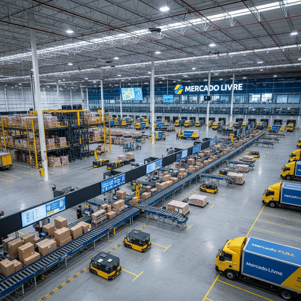 Mercado Livre 'Acelera' com R$ 57 Bilhões em Investimentos e Foco em 'Hiper-Fulfillment' no Brasil
