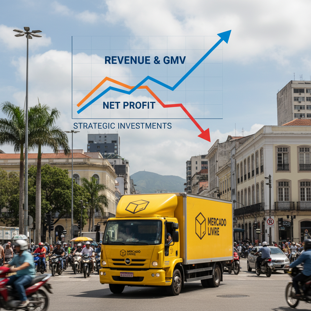 Mercado Livre 'Voa Alto': Receita Salta 49% e GMV Chega a US$ 19 Bilhões no 1T26, Apesar de Lucro Pressionado
