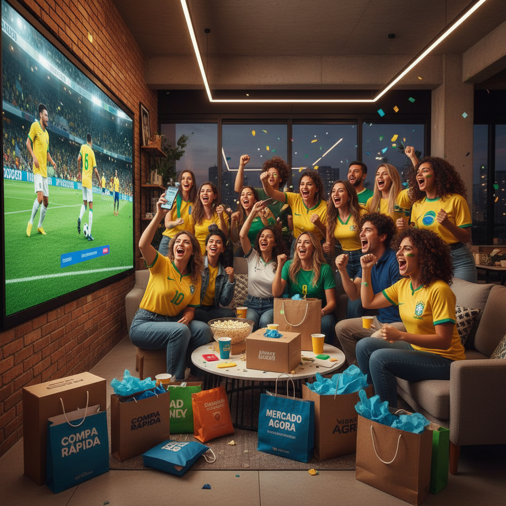 E-commerce Brasileiro Atinge R$ 208,4 Bilhões no 1º Semestre, Impulsionado por 'Copa do Mundo' e Frequência de Compra
