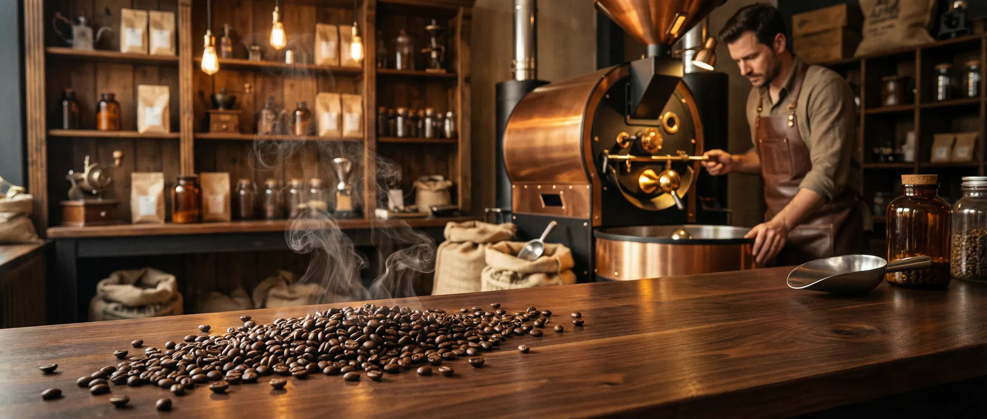 Artisan coffee roasting