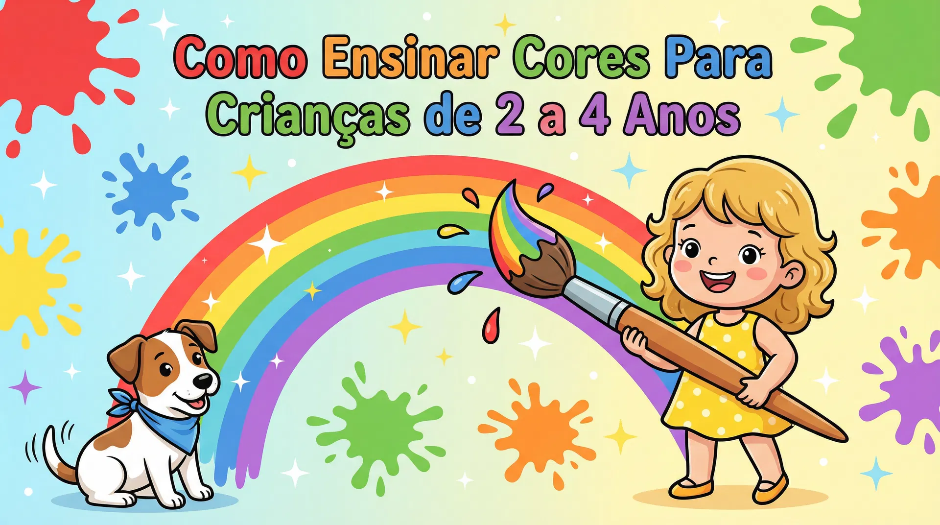 Como Ensinar Cores Para Crianças de 2 a 4 Anos