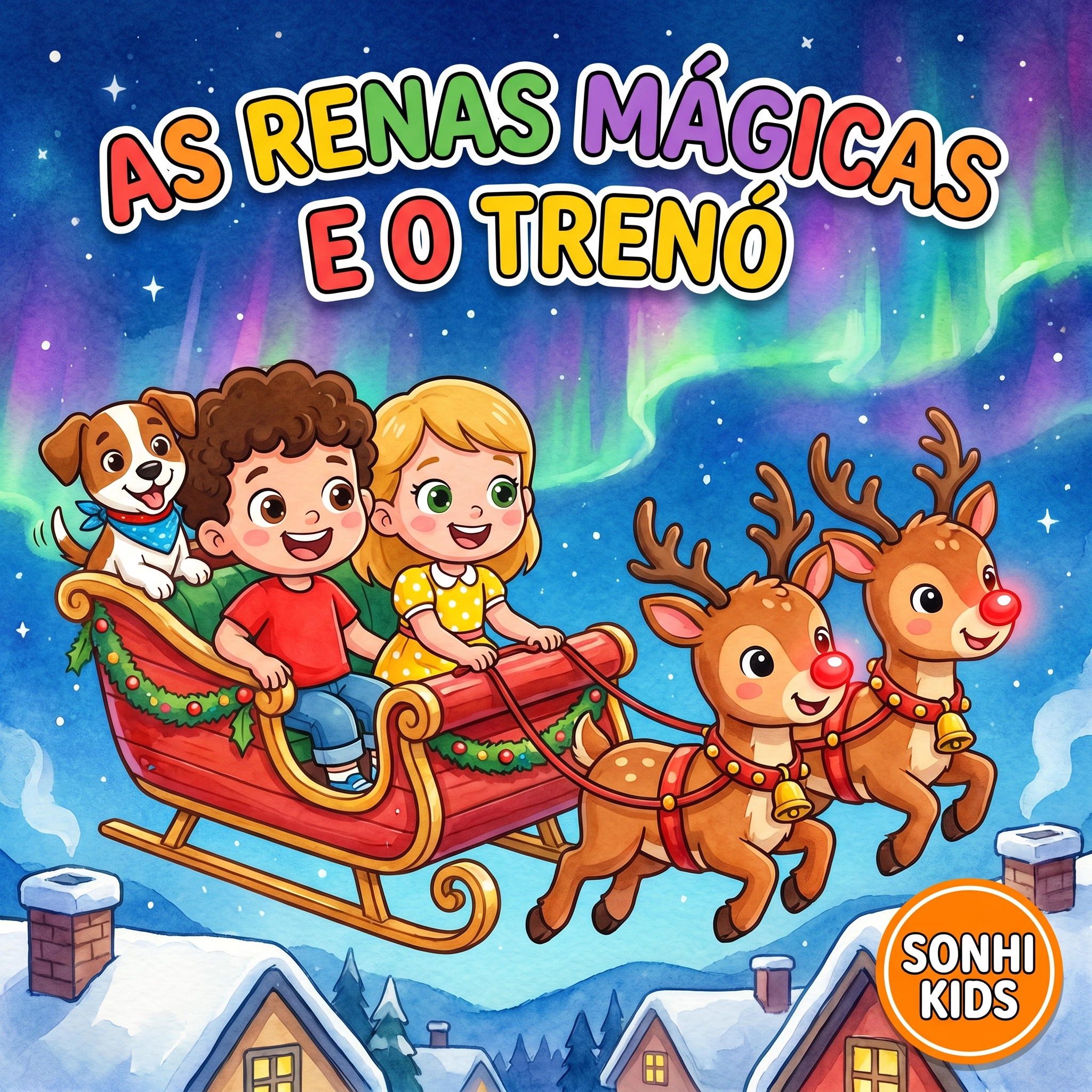 As Renas Mágicas e o Trenó