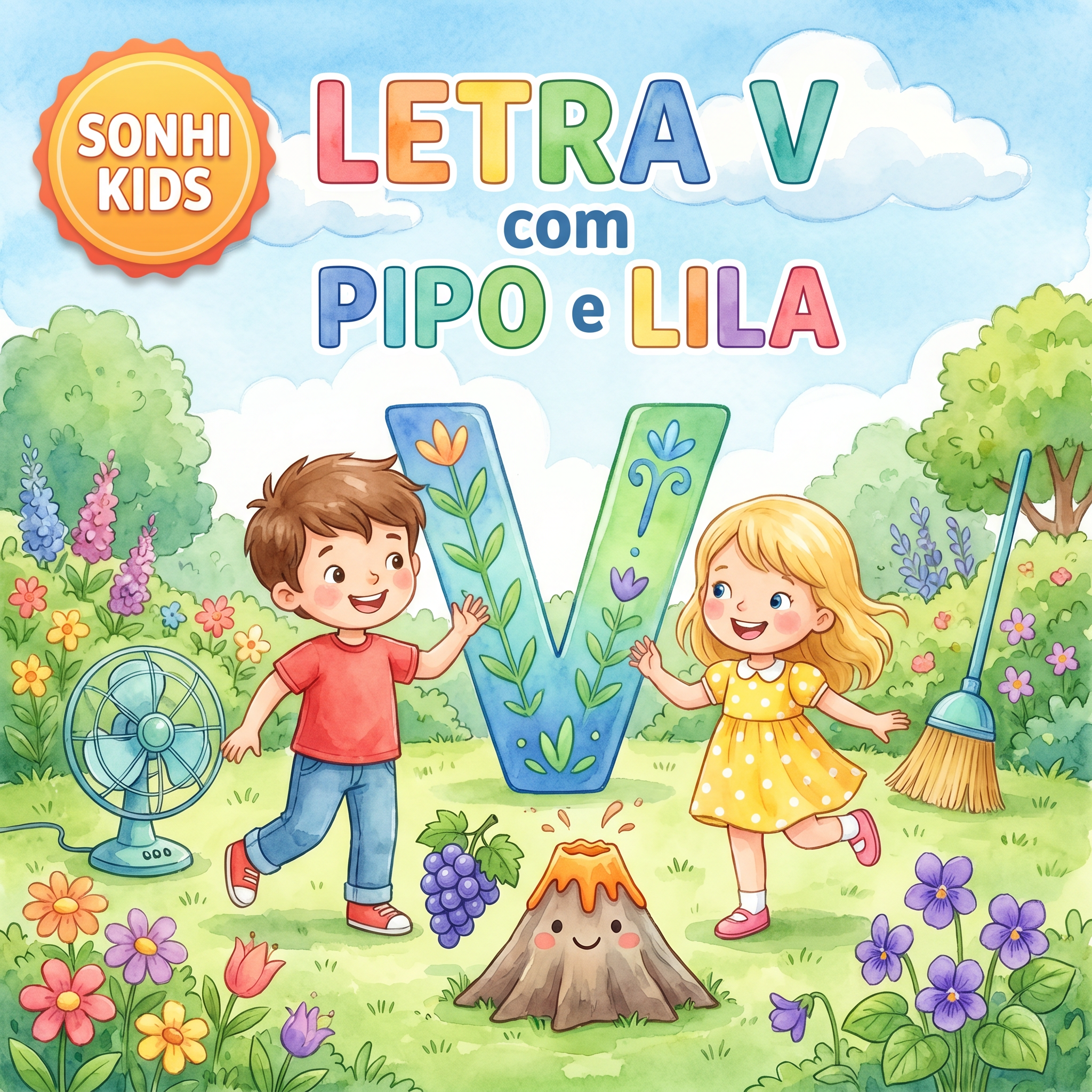 Letra V - Alfabeto Musical