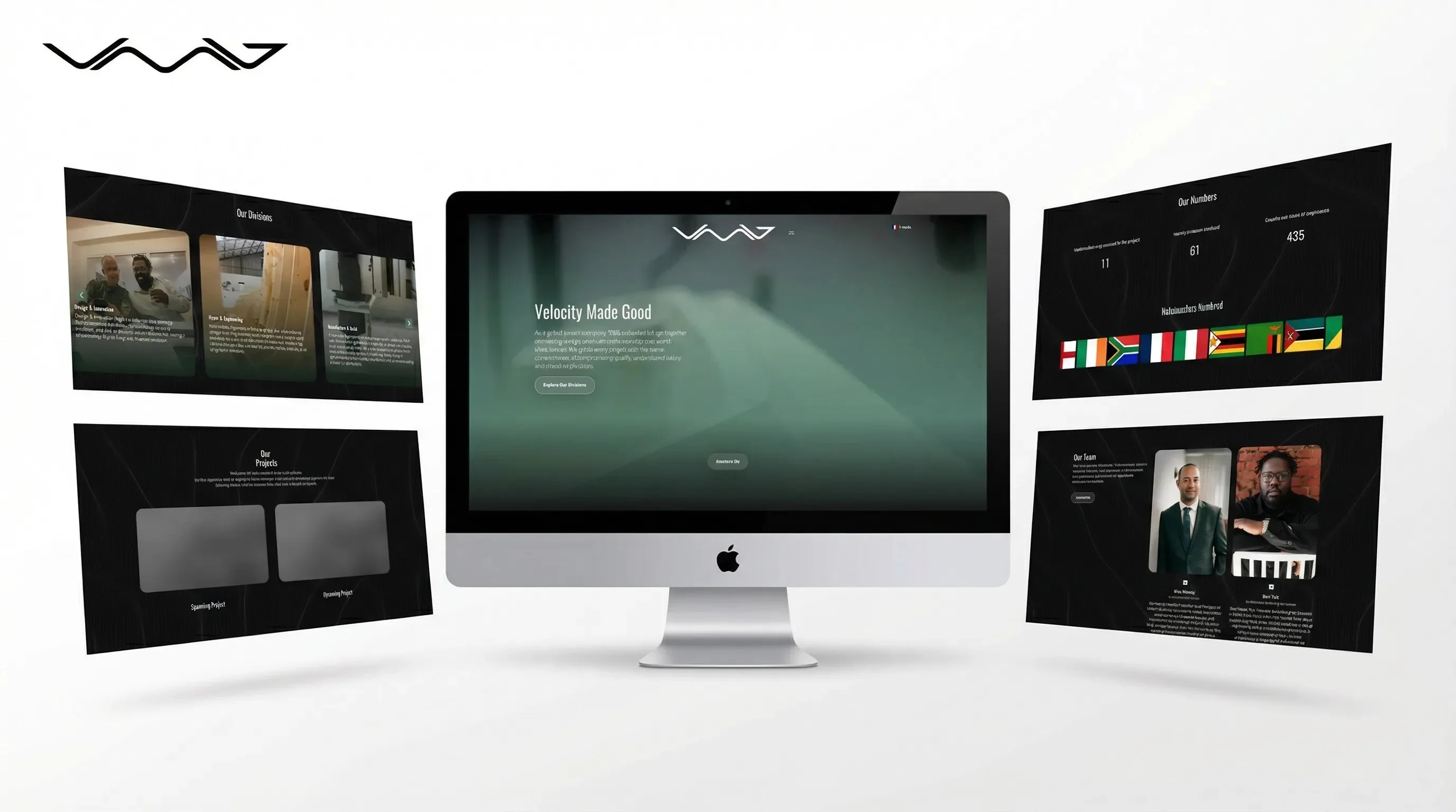 VMG Industries website design for Manufacture by WPDesigns