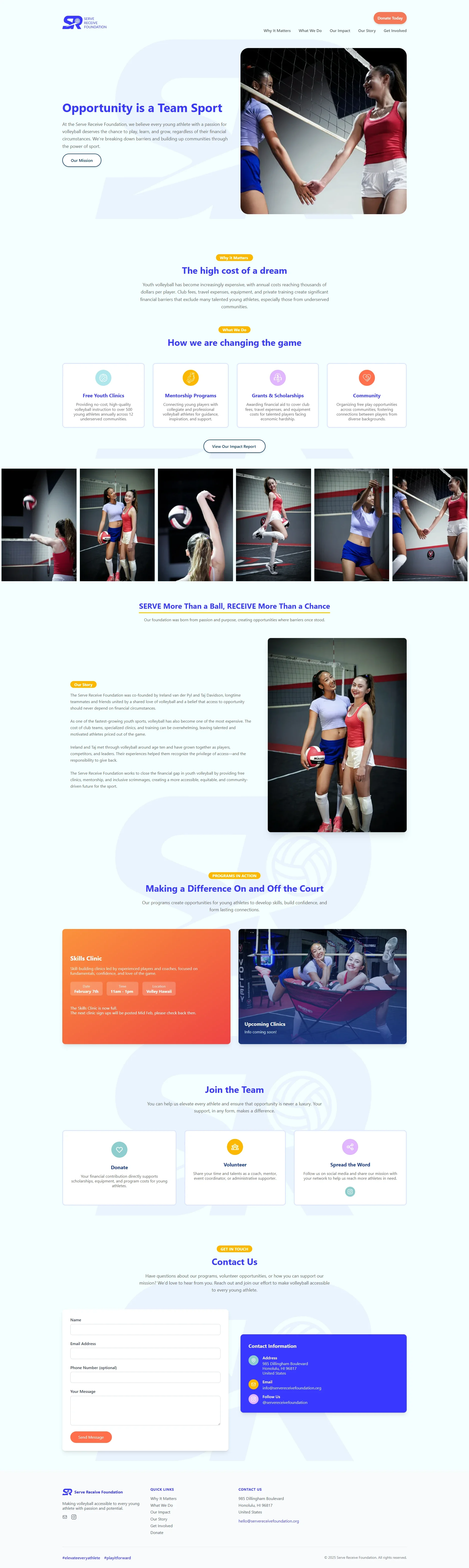 Serve Receive Foundation