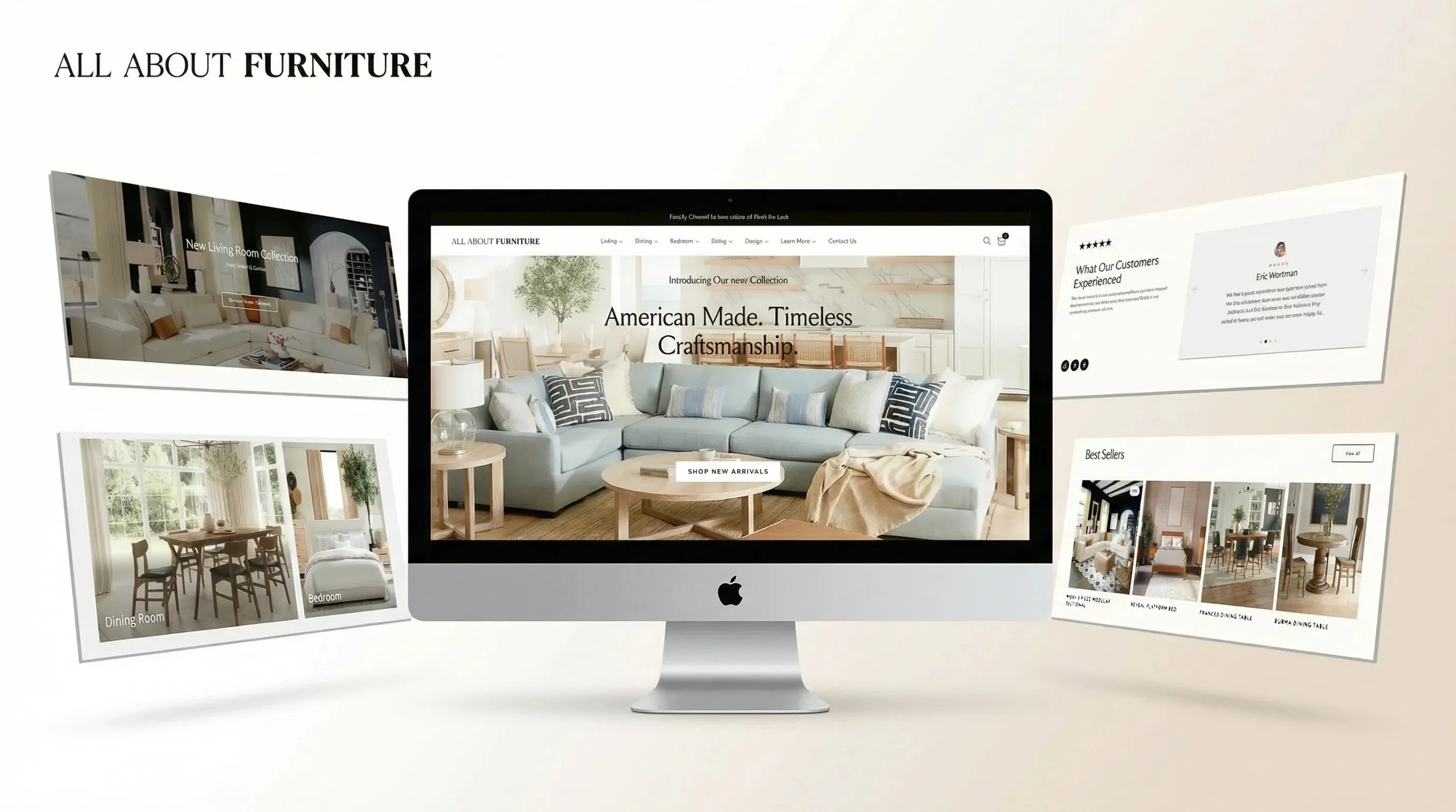 All About Furniture website design for Retail & Commerce by WPDesigns