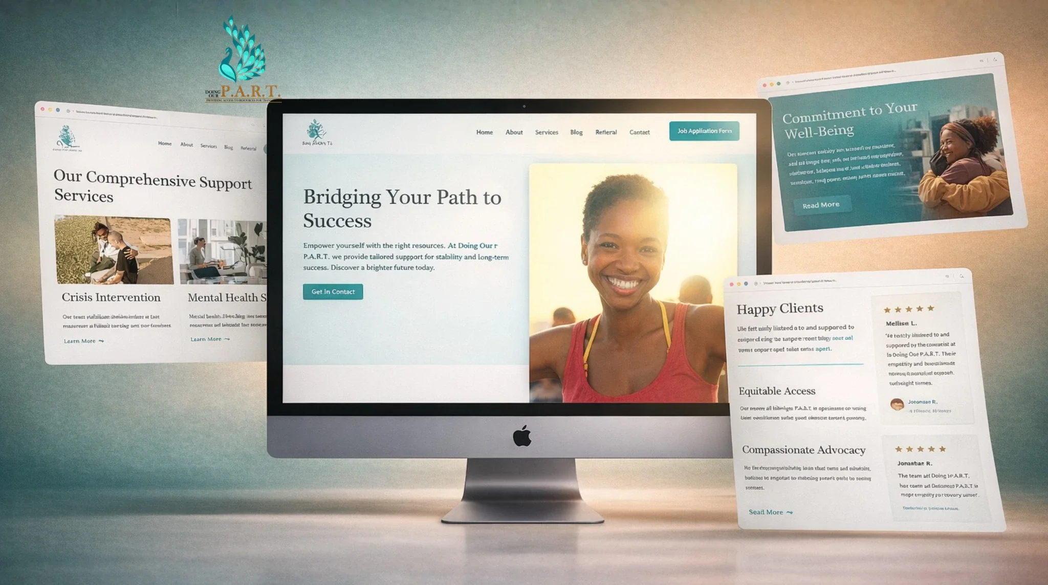 Doing Our Part website design for Charity by WPDesigns