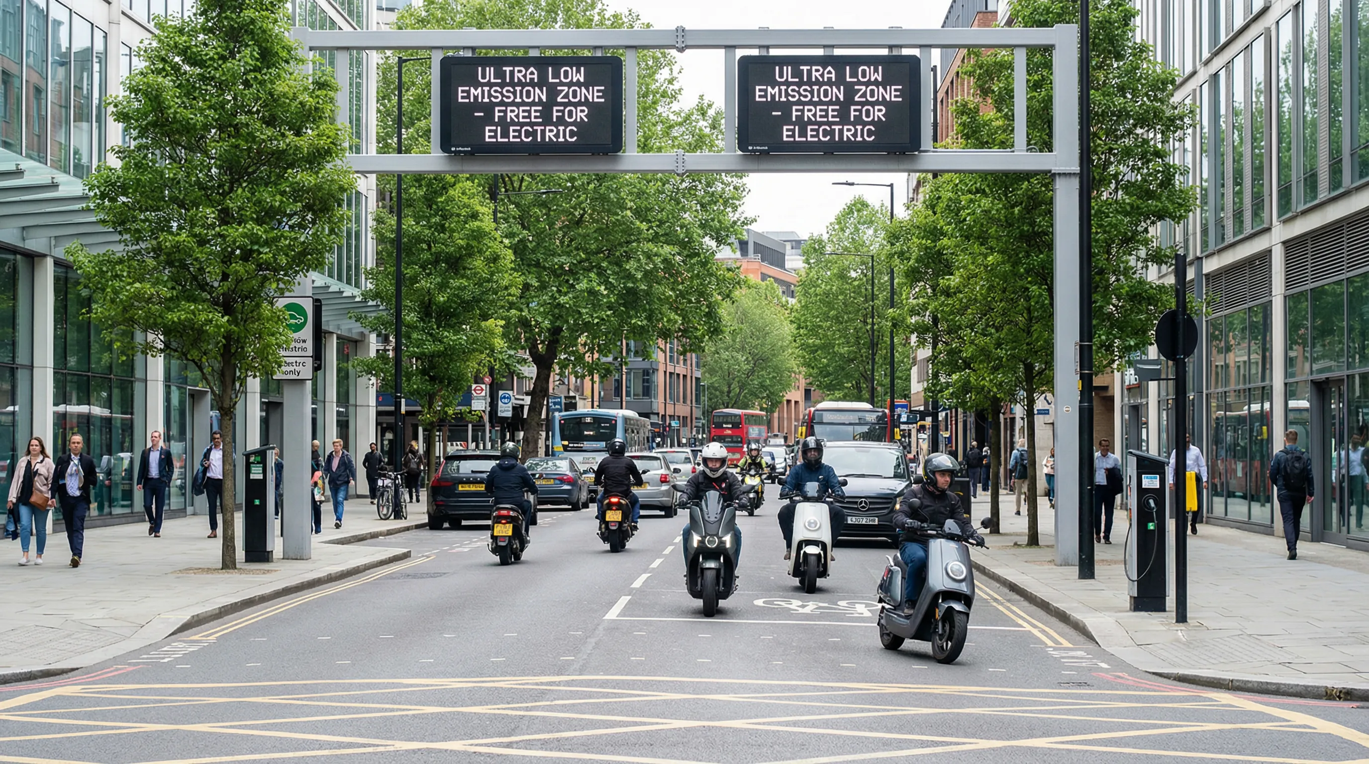 The Impact of Emission Zones on Electric Motorcycle Sales in Major Cities