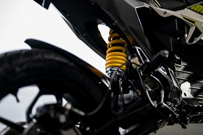 A close up of the Mantis, India's Lightest <a href=