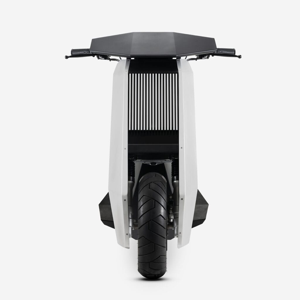 electric scooter, white background