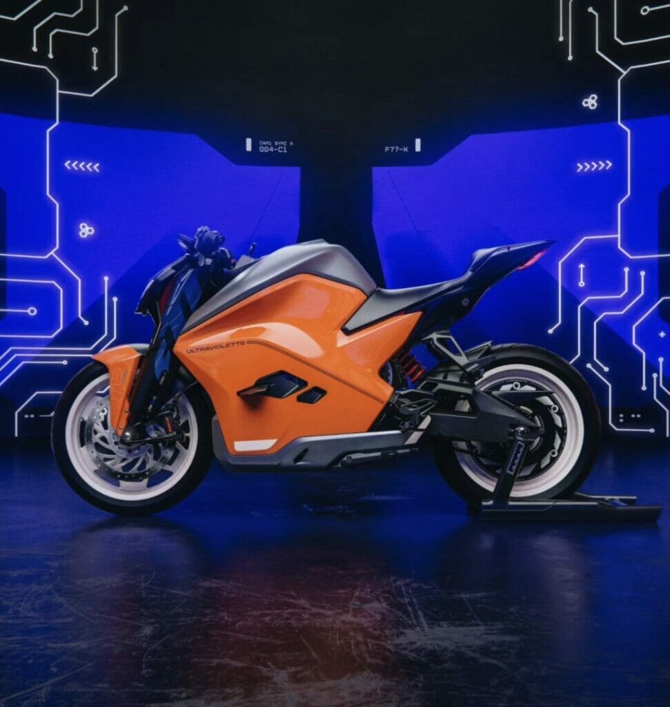 A record-breaking Ultraviolette F77 <a href=