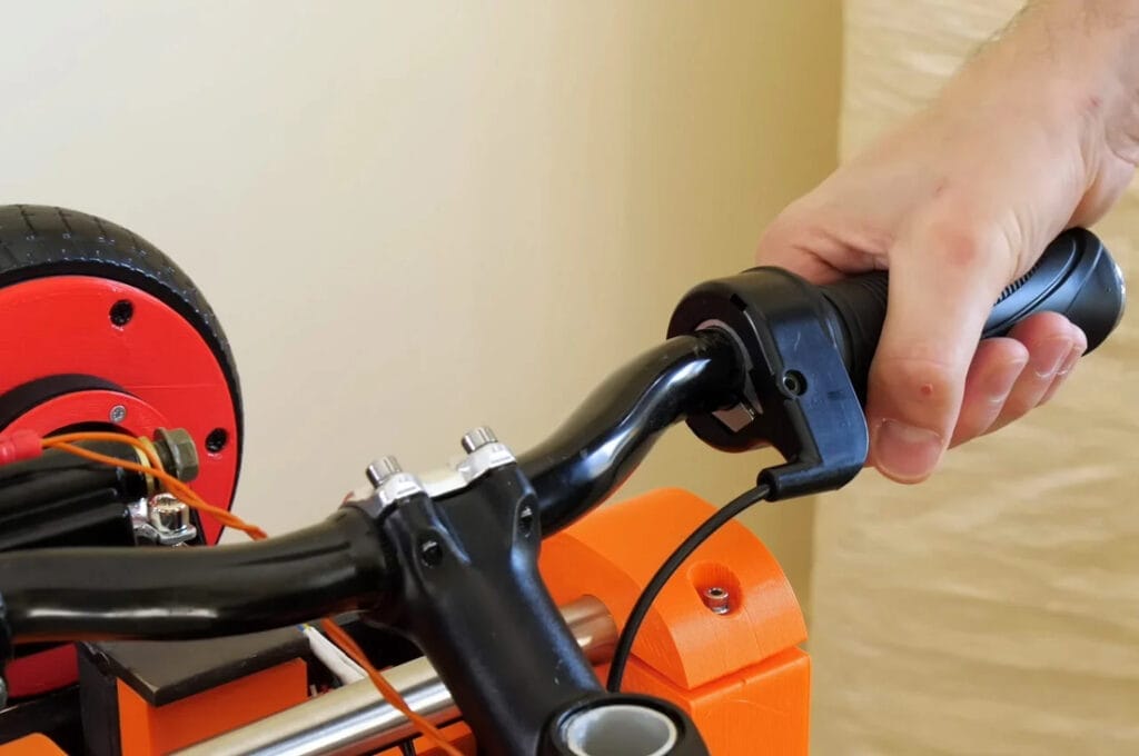 person, bicycle wheel