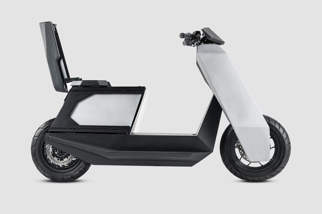 black, scooter