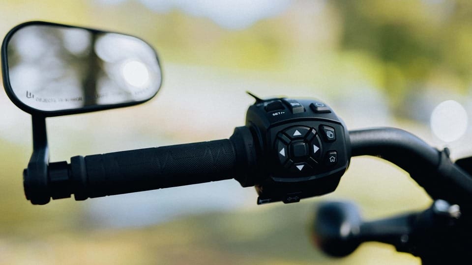 motorcycle mirror, remote control