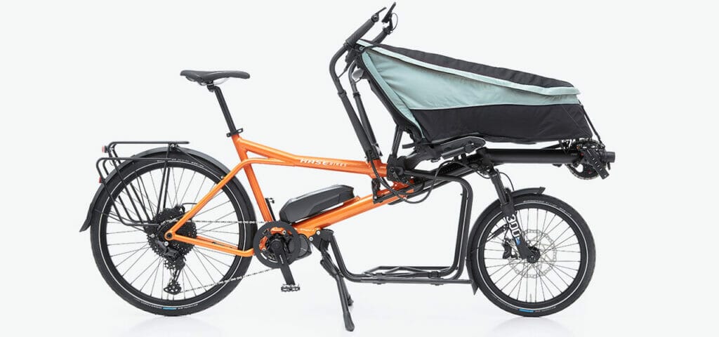 bicycle, baby carrier