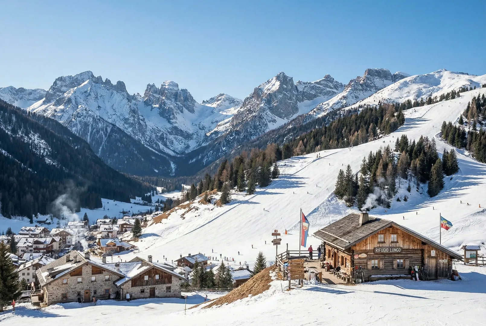 Fassa Valley ski resort