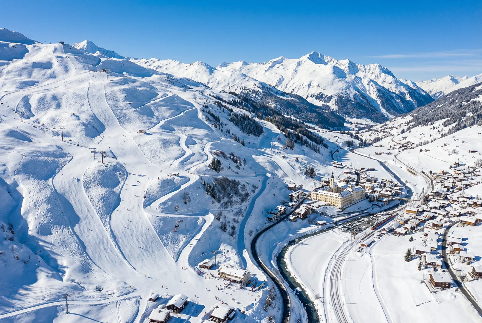 Disentis ski resort