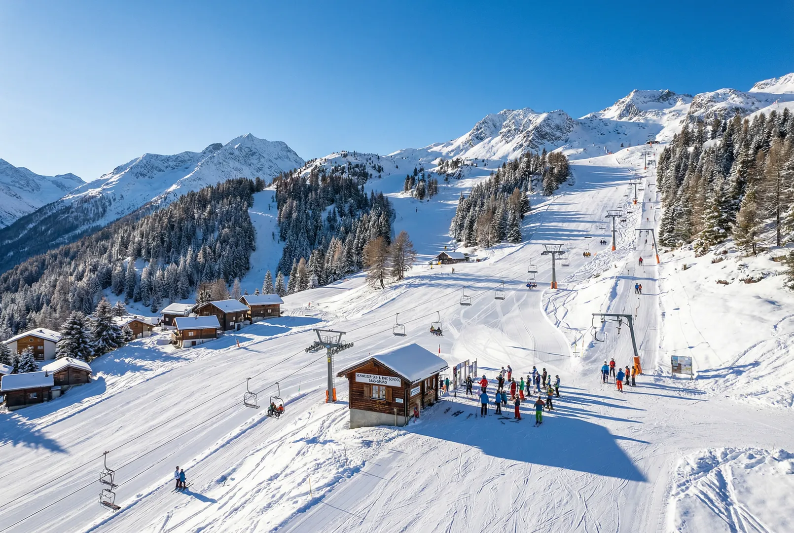 Swiss Ski-& Bike School Saas-Grund ski resort