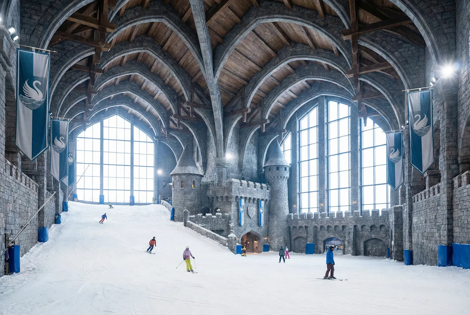 Wencheng Swan Castle – Wenzhou (indoor ski area) ski resort